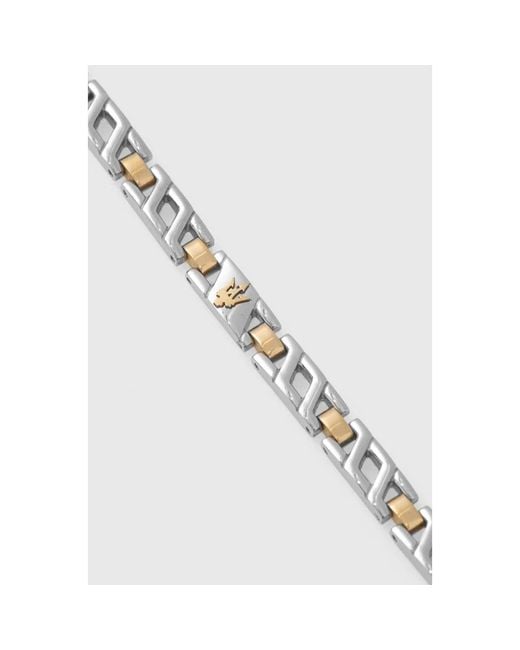 Bracelets Maserati de hombre de color Metallic