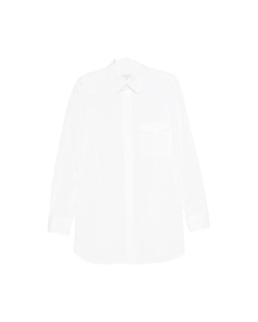 Yohji Yamamoto White Formal Shirts for men