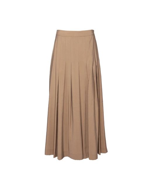Attic And Barn Midi Rok in het Brown