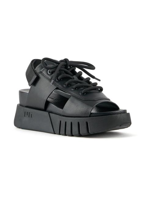 United Nude Black Wedges