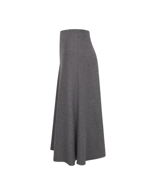 Midi Skirts Seductive en coloris Gray