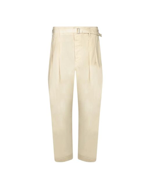 Slim-Fit Trousers Lemaire de hombre de color Natural