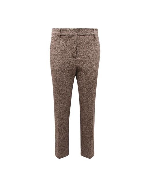 EMMA & GAIA Gray Slim-Fit Trousers