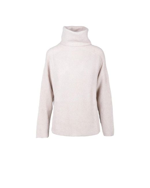 Alpha Studio Natural Turtlenecks