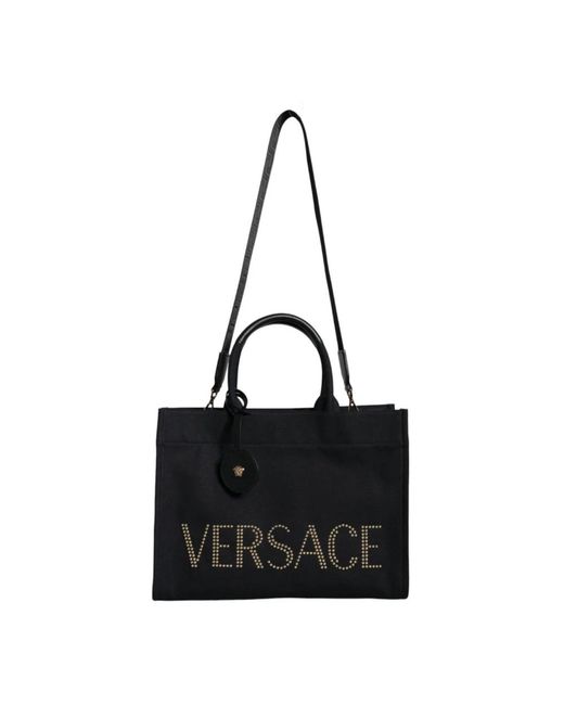 Versace Black Shoulder Bags