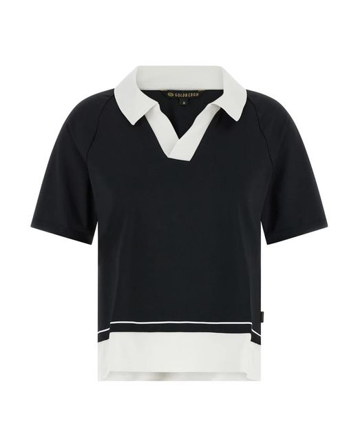Goldbergh Piccola Poloshirt in het Black