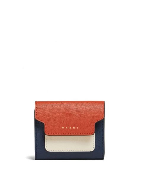 Marni Red Wallets & Cardholders