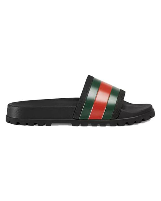 Gucci Black Sliders for men