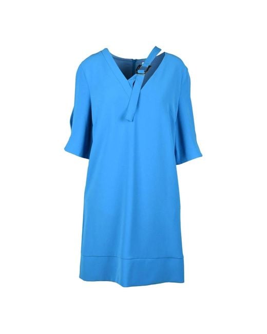 SIMONA CORSELLINI Blue Short Dresses
