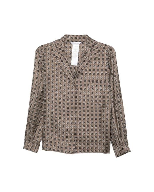 Max Mara Brown Shirts