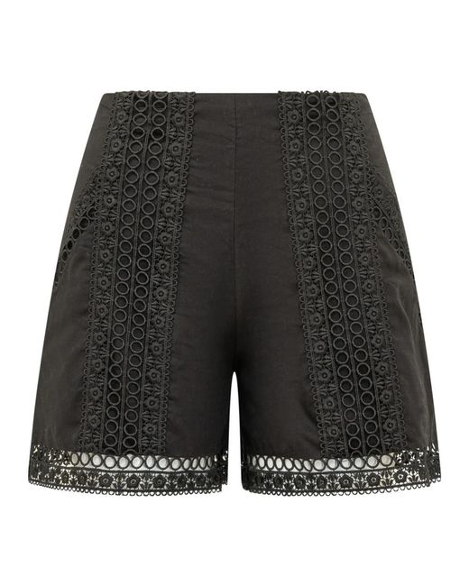 Charo Ruiz Black Casual Shorts