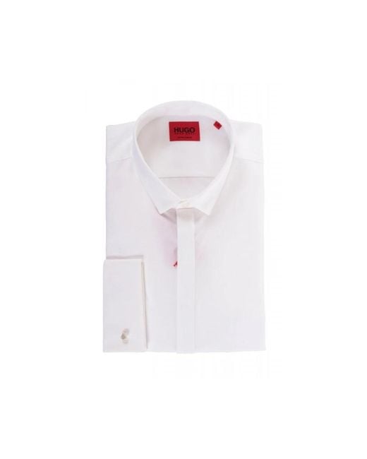 HUGO White Formal Shirts for men