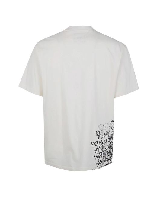 Y-3 Gfx Short Sleeve Tee in het White voor heren