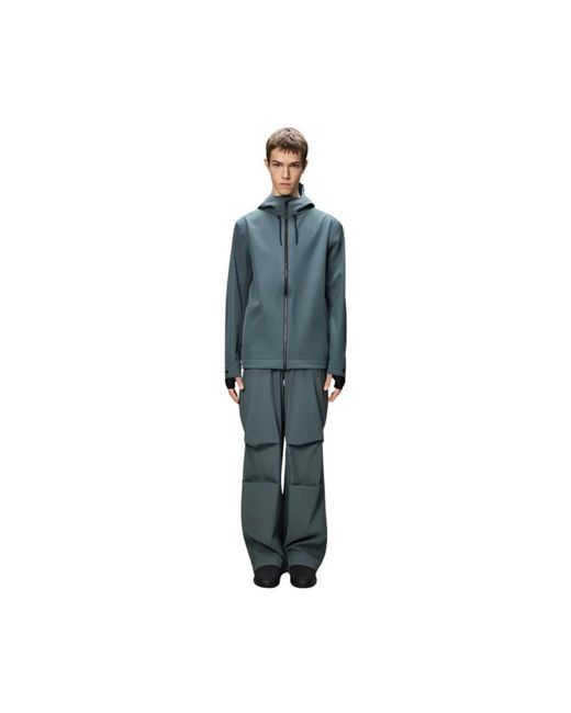 Rains Jassen ,Blauw ,Polyester Suva Softshell Jacket in het Blue