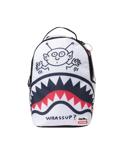 Sprayground Moderner Shark Mini Rucksack in Blue für Herren