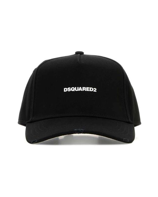 DSquared² Black Hats & Caps for men