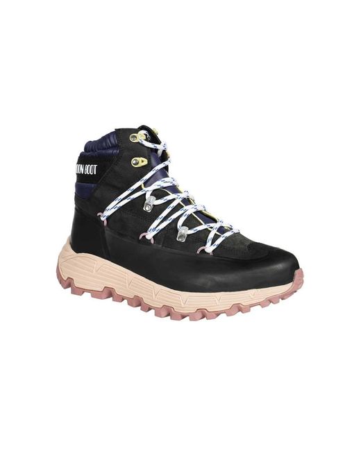 Moon Boot Schnürstiefeletten in Black für Herren