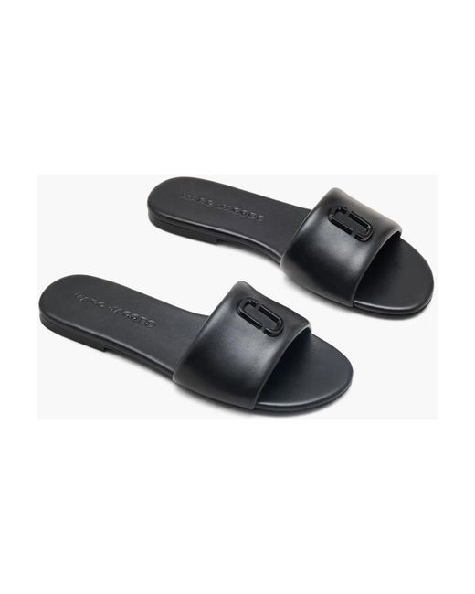 Marc Jacobs Black Sliders
