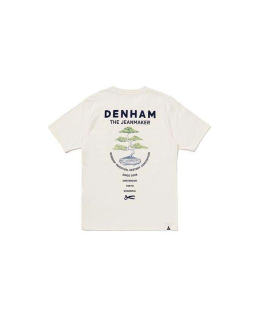 T-camicie di Denham in White da Uomo