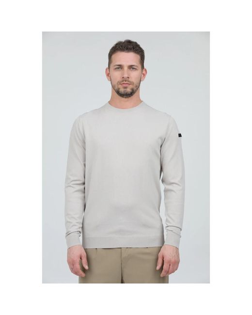 Rrd Gray Round-Neck Knitwear for men