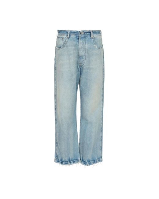 Maison Margiela Blue Straight Fit Jeans for men