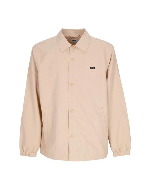 Obey Light Jackets in het Natural voor heren
