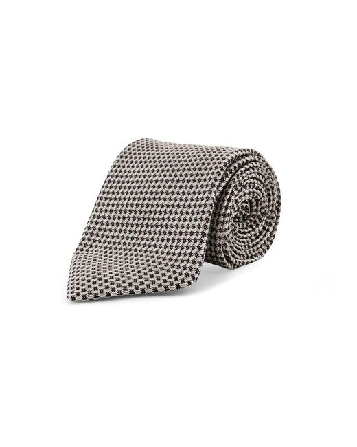 Tom Ford Accessoires ,Veelkleurig ,Silk Jacquard Tie in het Gray voor heren
