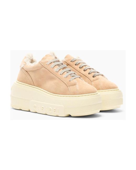 Casadei Natural Sneakers