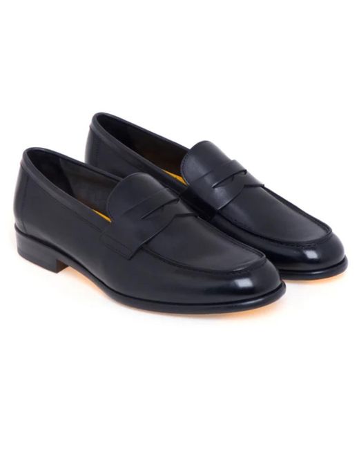 Doucal's Blue Loafers for men