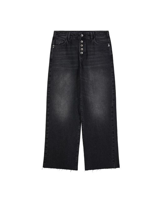 Patrizia Pepe Black Wide Jeans