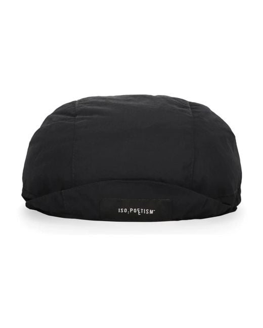 ISO.POETISM Flat Cap in Black für Herren
