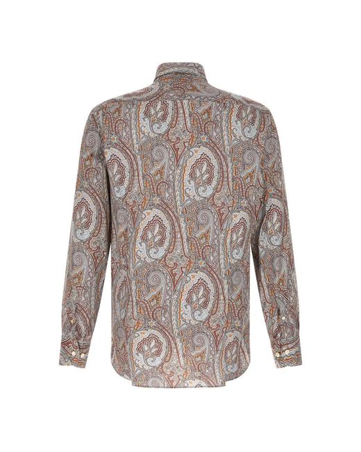 Etro Multicolor Casual Shirts for men