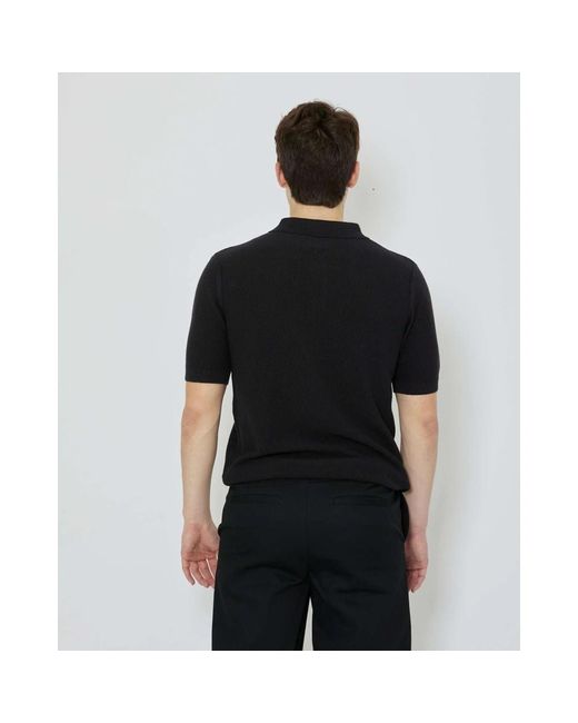 John Richmond Besticktes logo polo shirt kurzarm in Black für Herren