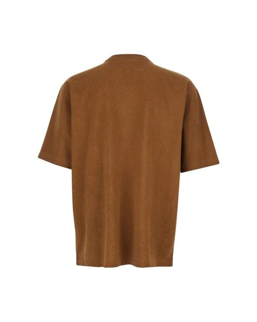 DSquared² Tops ,Bruin ,Katoen Loose Fit in het Brown voor heren