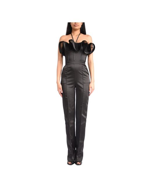 Elisabetta Franchi Black Jumpsuits