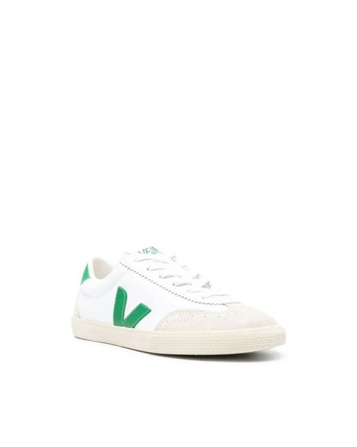 Veja Weiße emeraude sneakers für männer in Green für Herren