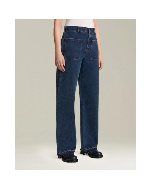 Kiton Jeans ,Blauw ,Denim Denim Tailored Jeans in het Blue