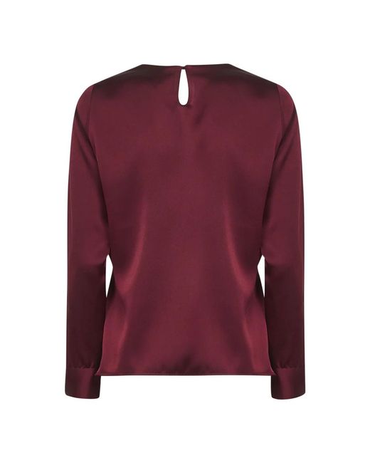 Blanca Vita Purple Blouses