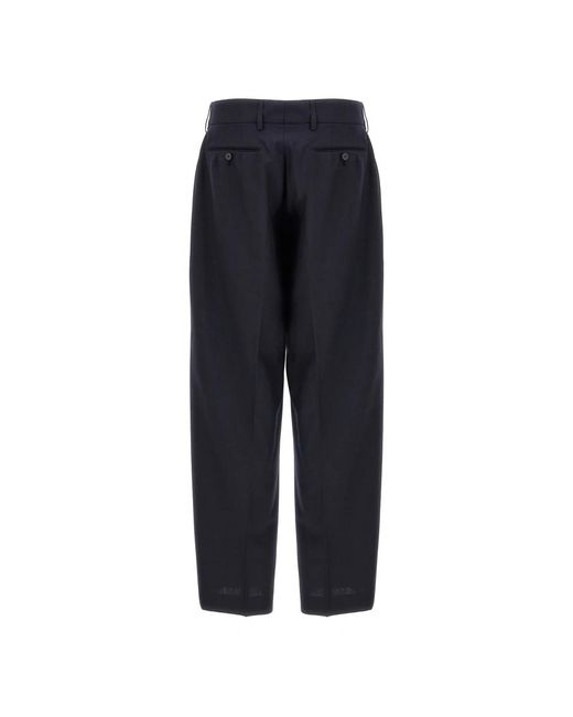 Cellar Door Blue Straight Trousers for men