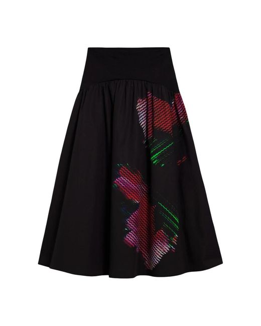 Desigual Black Midi Skirts