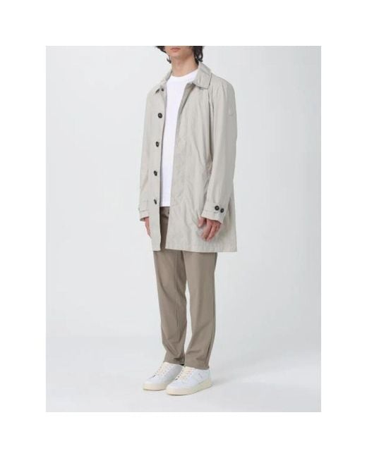 Single-Breasted Coats di Save The Duck in Gray da Uomo
