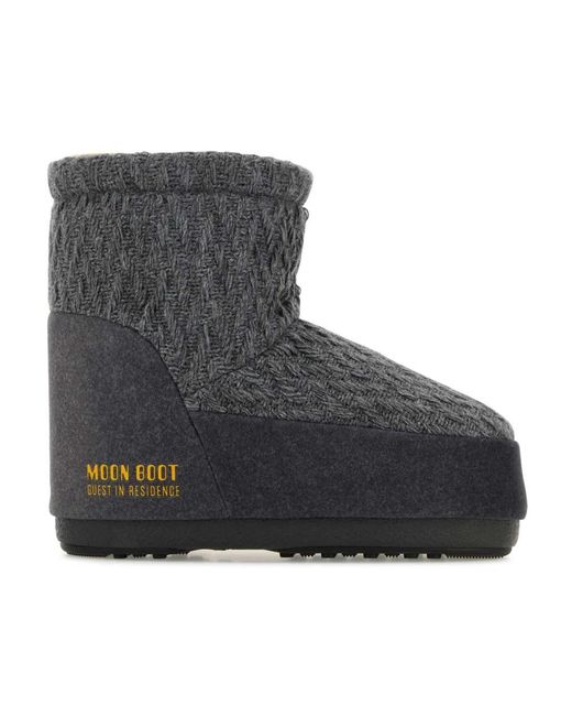 Moon Boot Black Winter Boots