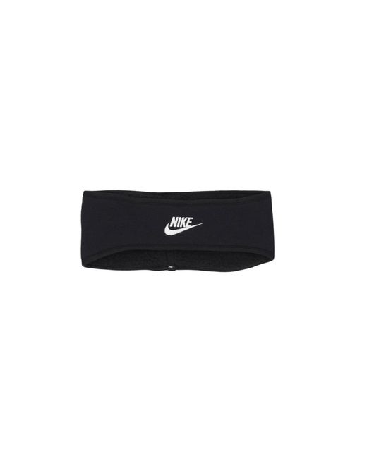 Nike Fitness ,Zwart ,Katoen Fleece Hoofdband Met Oorbedekking in het Black voor heren