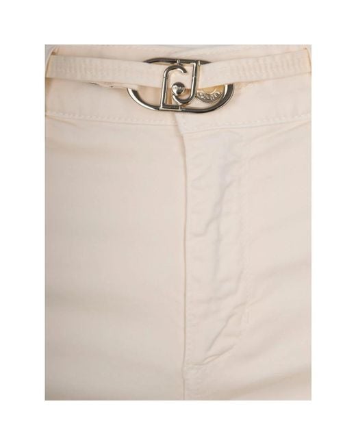 Liu Jo Natural Wide Trousers