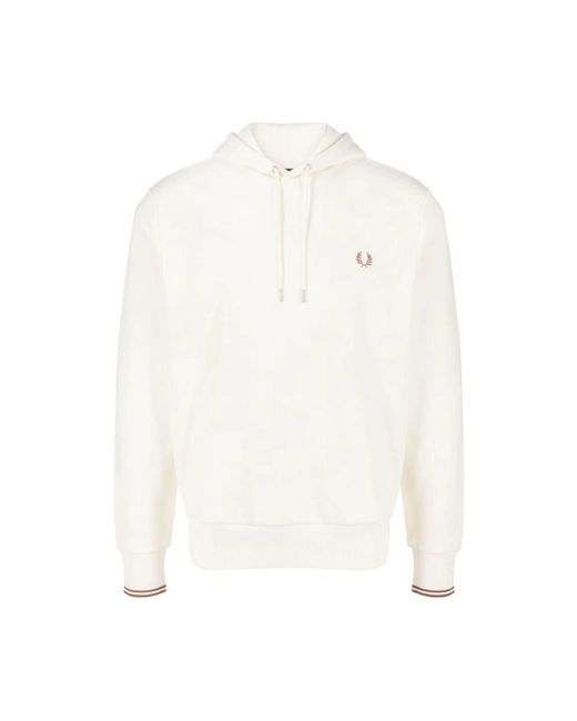 Hoodies di Fred Perry in White da Uomo