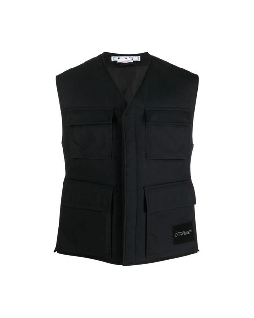 Off-White c/o Virgil Abloh Black Waistcoats for men