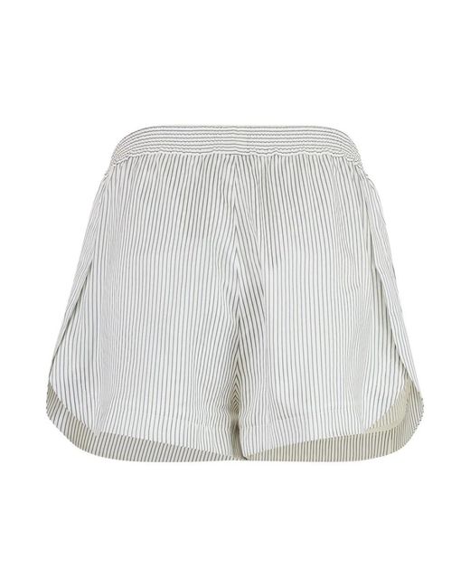 Stella McCartney White Short Shorts