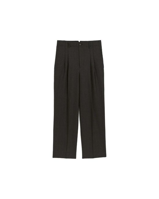 Straight Trousers AMI de hombre de color Black