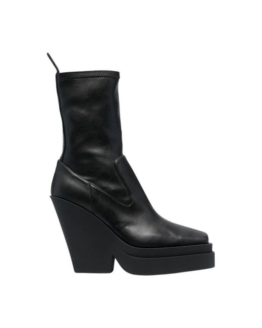 Gia Borghini Black Stiefel schwarz