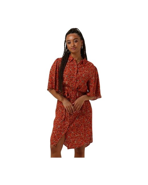 Another Label Red Rotes Midi Kleid Nasma